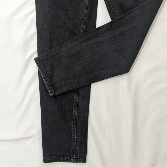 BDG Washed Black High-Waist Mom Jeans, Color Black Size 25 - Picture 6 of 13